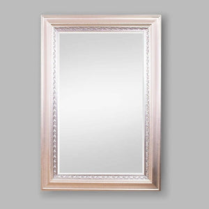 Monarch Beveled Silver Wall Mirror - 1251 x 1860MM Mirror Leather Gallery 