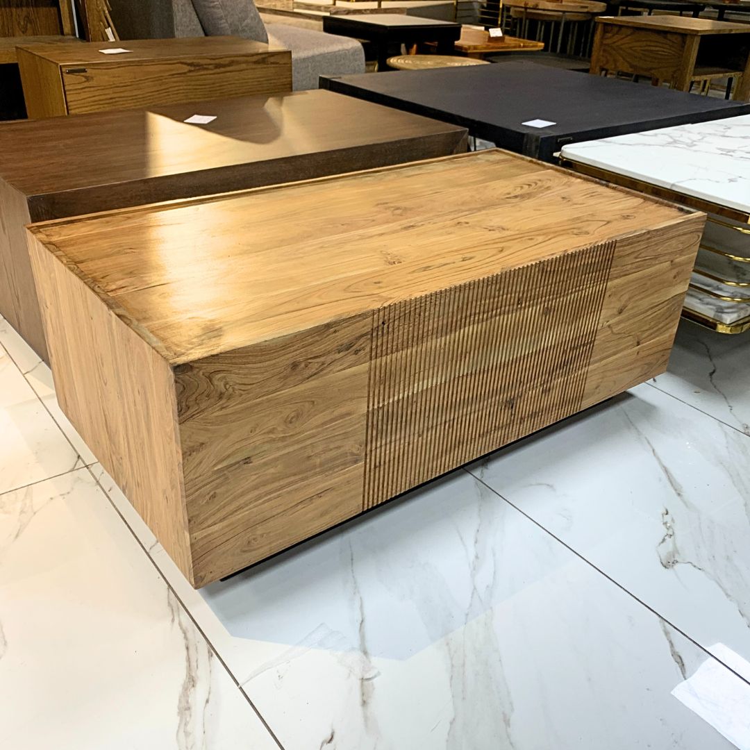 Lazlo Wood Coffee Table - Warehouse Clearance