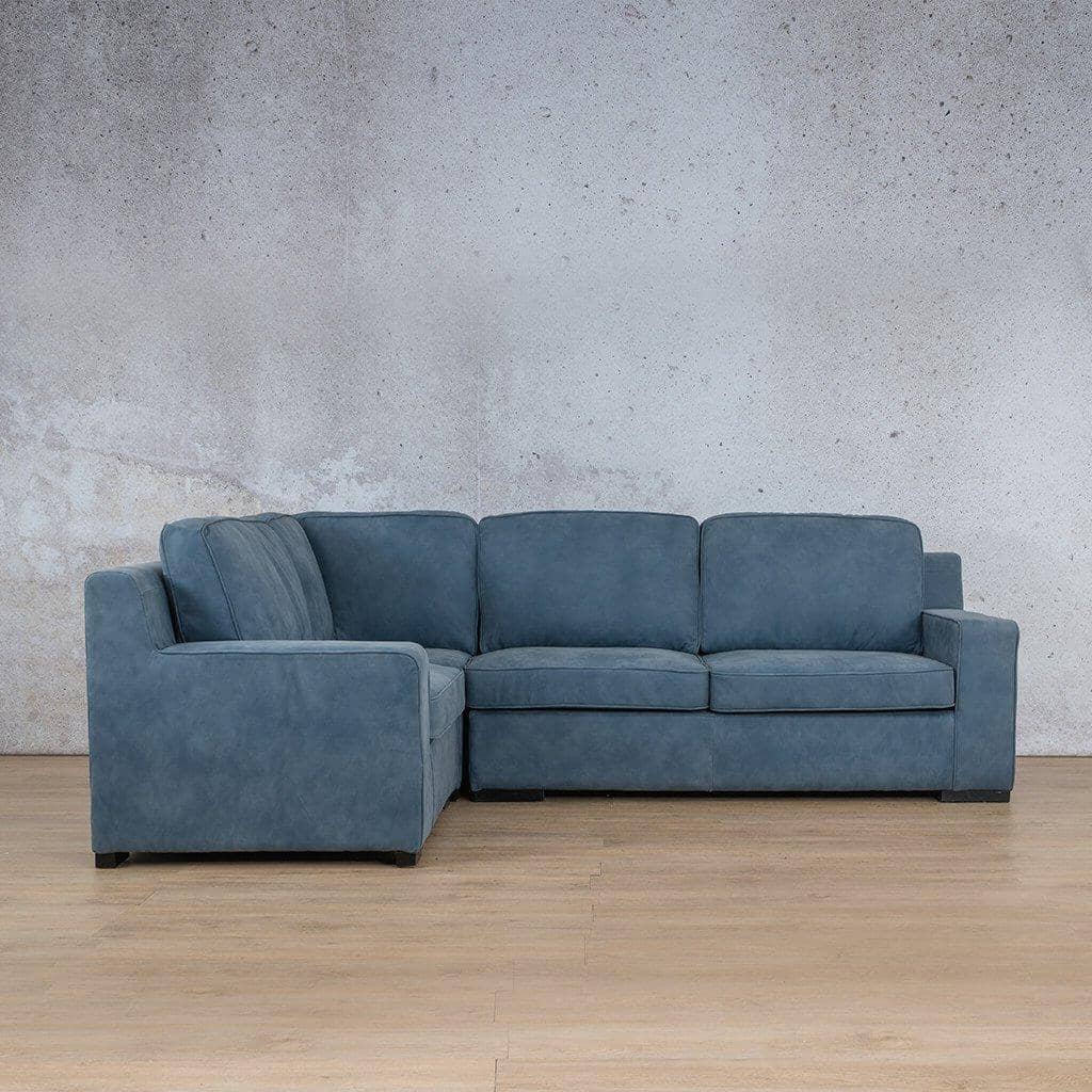 Rome 4 Seater L-Shape Sofa - LHF Leather Sofa Leather Gallery 