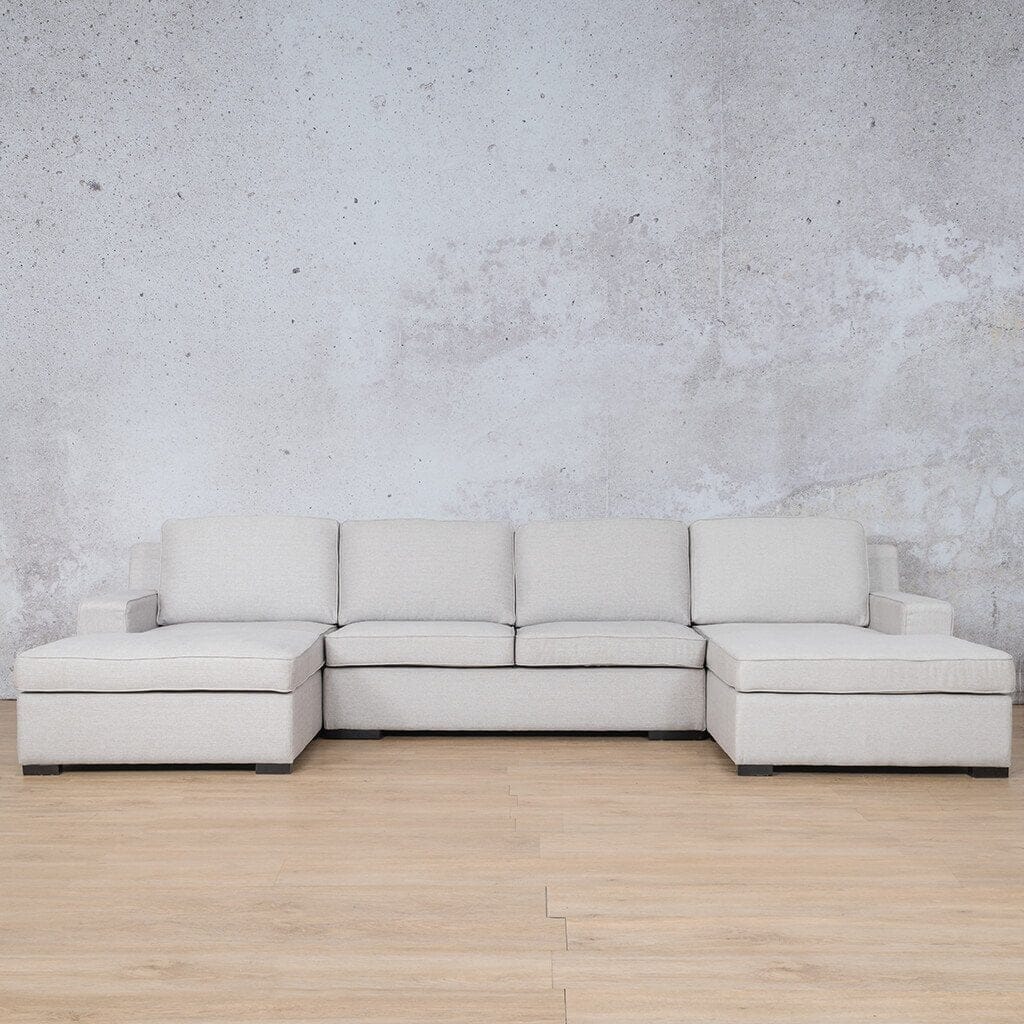 Rome Fabric Sofa U-Chaise Sectional - Available on Special Order Plan Only Fabric Corner Suite Leather Gallery 