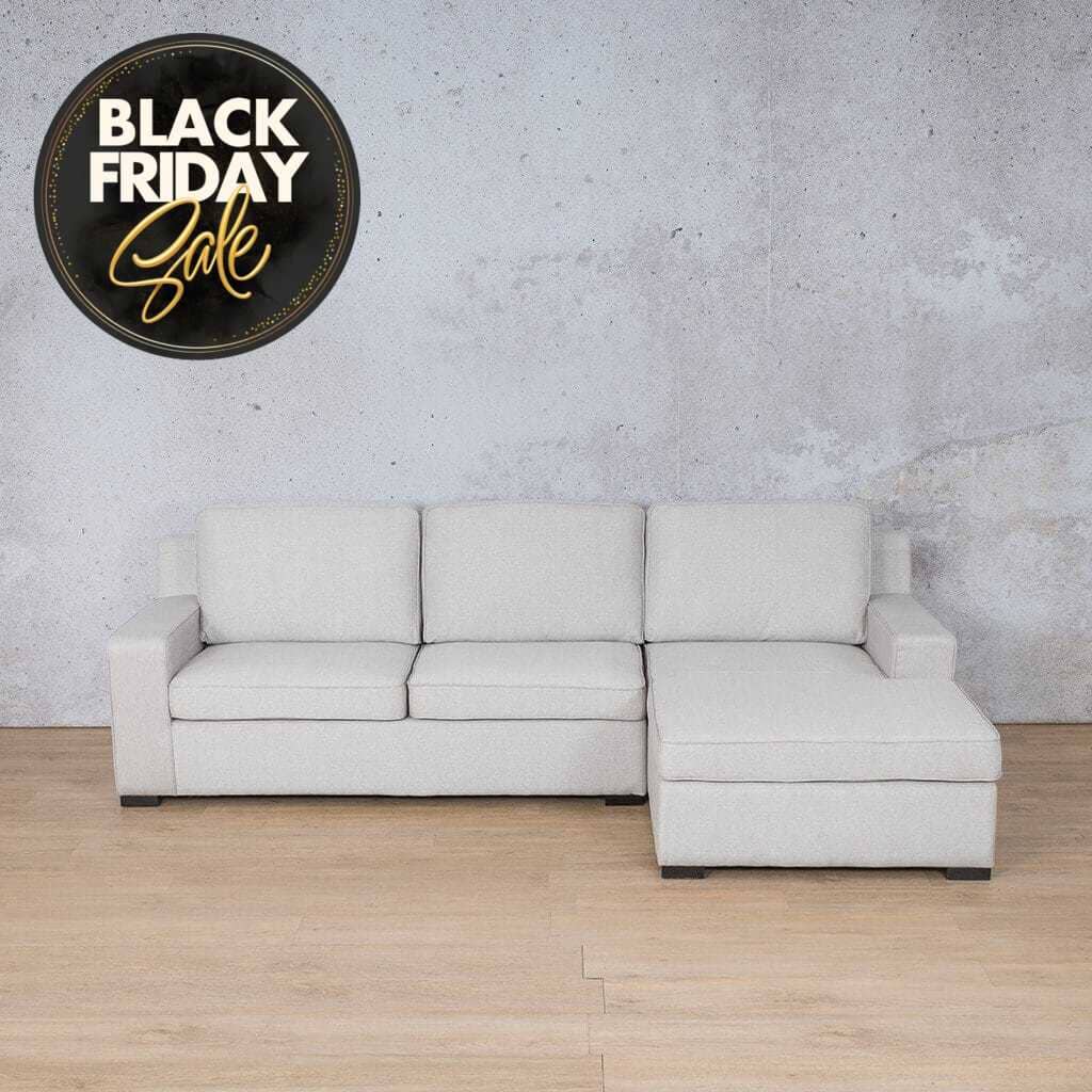 Rome Fabric Sofa Chaise Sectional - RHF -Available on Special Order Plan Only Fabric Corner Suite Leather Gallery Oyster 