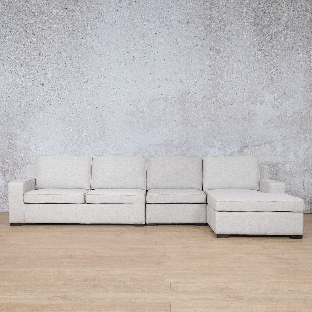 Rome Fabric Sofa Chaise Modular Sectional - RHF - Available on Special Order Plan Only Fabric Corner Suite Leather Gallery 