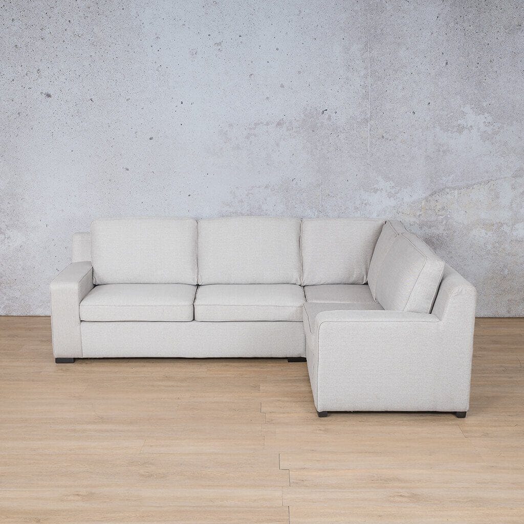 Rome Fabric L-Sectional 4 Seater - RHF Fabric Corner Suite Leather Gallery 