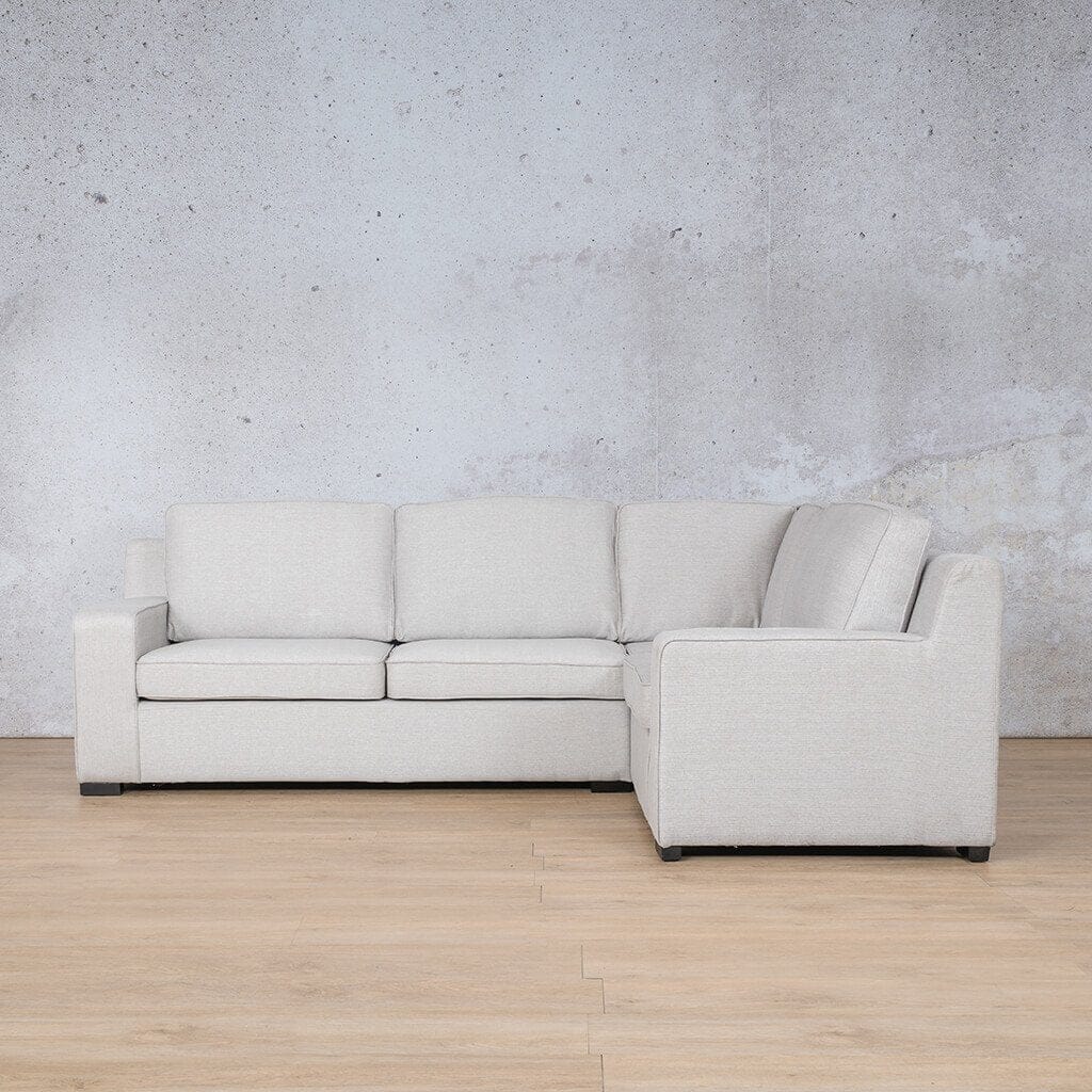 Rome Fabric L-Sectional 4 Seater - RHF Fabric Corner Suite Leather Gallery 