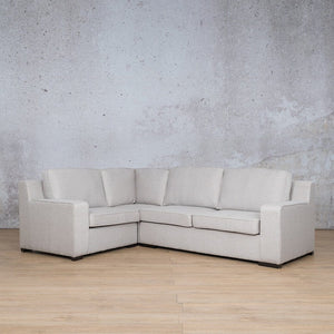 Rome Fabric L-Sectional 4 Seater LHF Fabric Corner Suite Leather Gallery 
