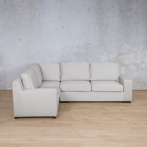 Rome Fabric L-Sectional 4 Seater LHF - Available on Special Order Plan Only Fabric Corner Suite Leather Gallery Oyster 