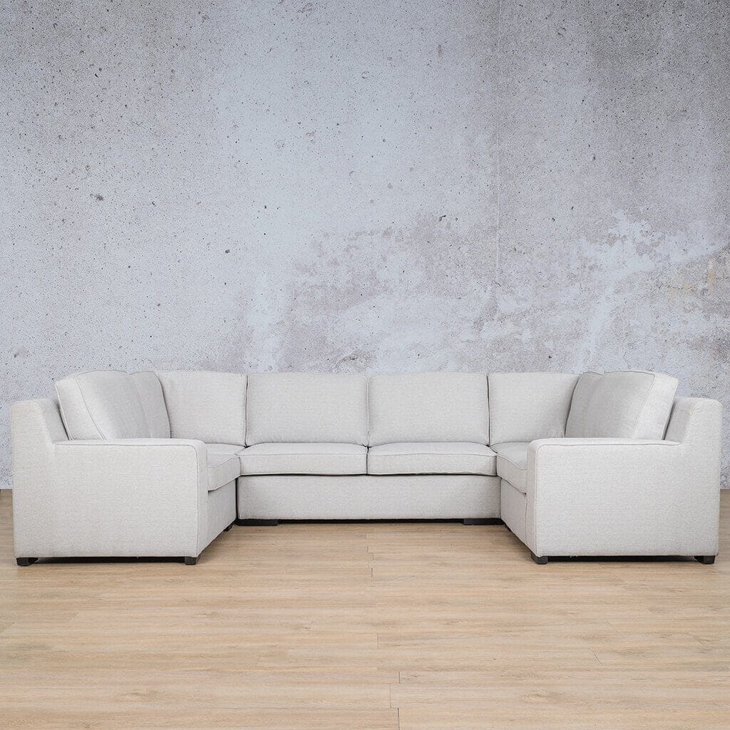 Rome Fabric U-Sofa Sectional Fabric Corner Suite Leather Gallery 