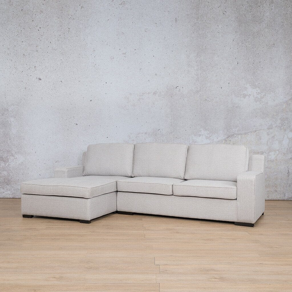 Rome Fabric Sofa Chaise Sectional - LHF Fabric Corner Suite Leather Gallery 