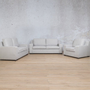 Rome 3+2+1 Fabric Sofa Suite Fabric Sofa Leather Gallery Oyster 