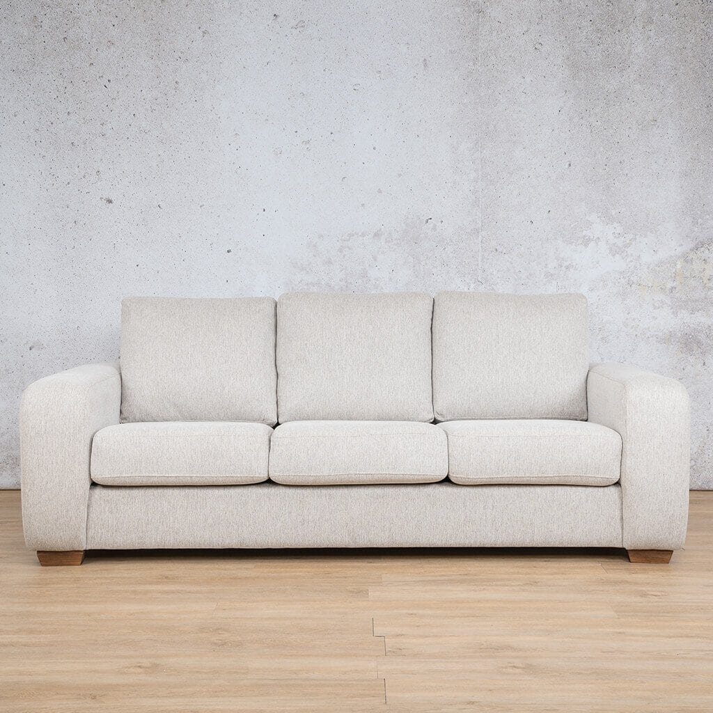 Stanford 3 Seater Fabric Sofa - Available on Special Order Plan Only Fabric Sofa Leather Gallery Pebble 