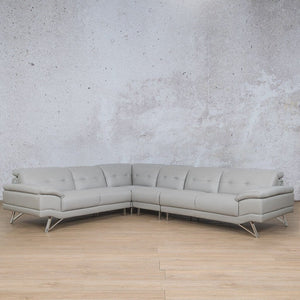 Manila Leather Sectional -Available on Special Order Plan Only Leather Sectional Leather Gallery 