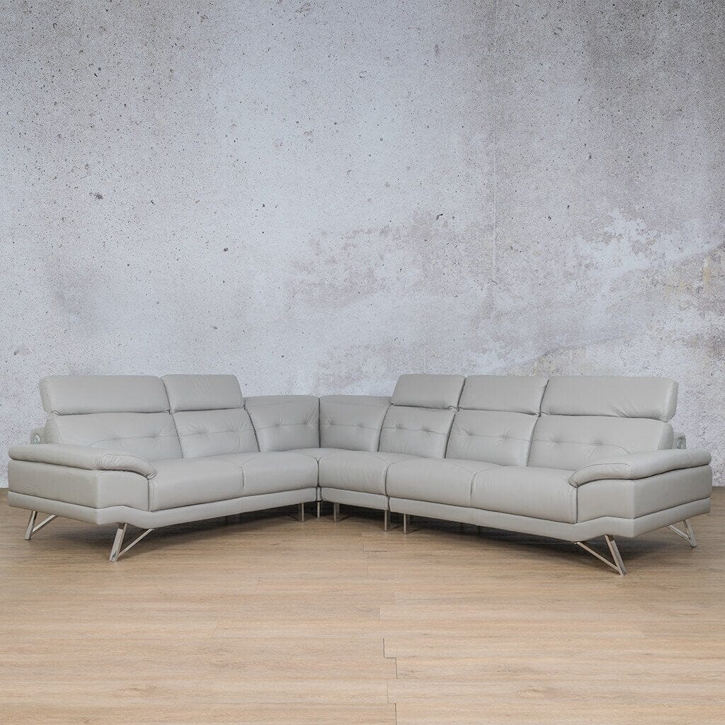 Manila Leather Sectional -Available on Special Order Plan Only Leather Sectional Leather Gallery 