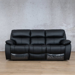 Cairo 3+2+1 Leather Recliner Home Theatre Suite - Available on Special Order Plan Only Leather Recliner Leather Gallery Black 