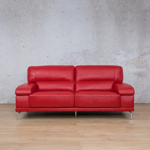 Adaline 3+2 Leather Sofa Suite - Available on Special Order Plan Only Leather Sofa Leather Gallery Red 