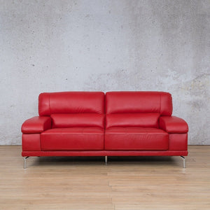 Adaline 3+2 Leather Sofa Suite Leather Sofa Leather Gallery Red 