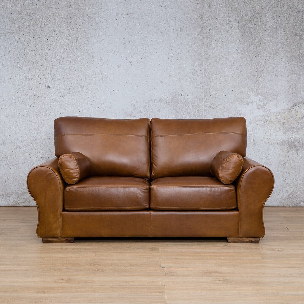 Carolina 2 Seater Leather Sofa Leather Sofa Leather Gallery Royal Walnut 