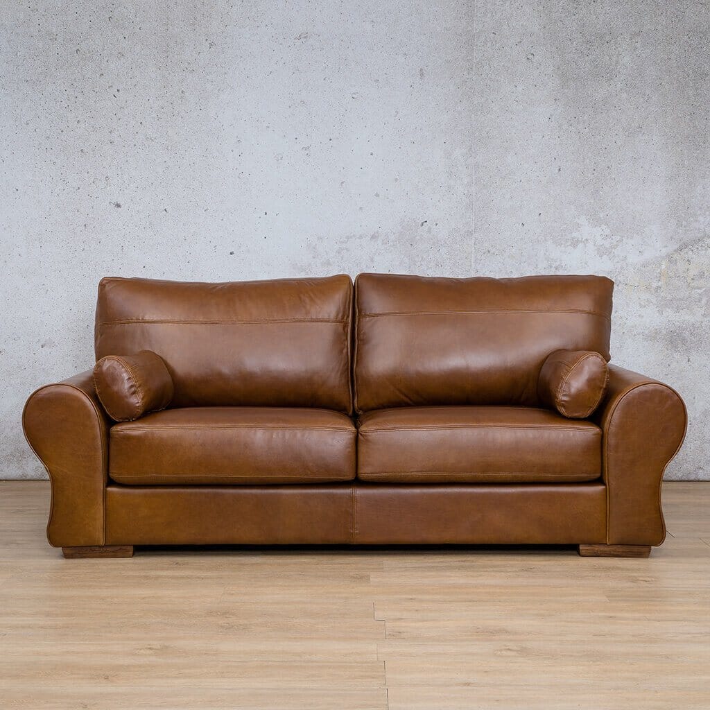 Carolina 3 Seater Leather Sofa Leather Sofa Leather Gallery Royal Walnut 