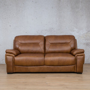 San Lorenze 3+2+1 Leather Sofa Suite - Available on Special Order Plan Only Leather Sofa Leather Gallery Czar Pecan 