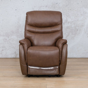 Seattle Leather Recliner - Available on Special Order Plan Only Leather Recliner Leather Gallery Saddle 