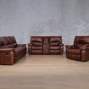 Senora 3+2+1 Leather Recliner Home Theatre Suite - Available on Special Order Plan Only Leather Recliner Leather Gallery 