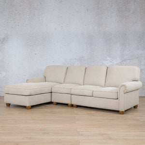 Salisbury Fabric Sofa Chaise Modular Sectional - LHF Fabric Corner Suite Leather Gallery 