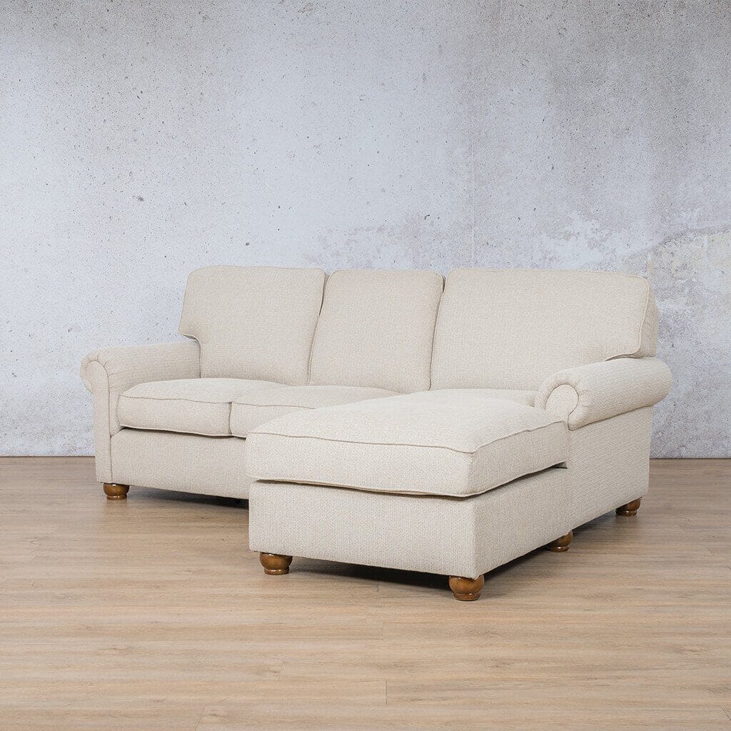 Salisbury Fabric Sofa Chaise Sectional - RHF Fabric Corner Suite Leather Gallery 