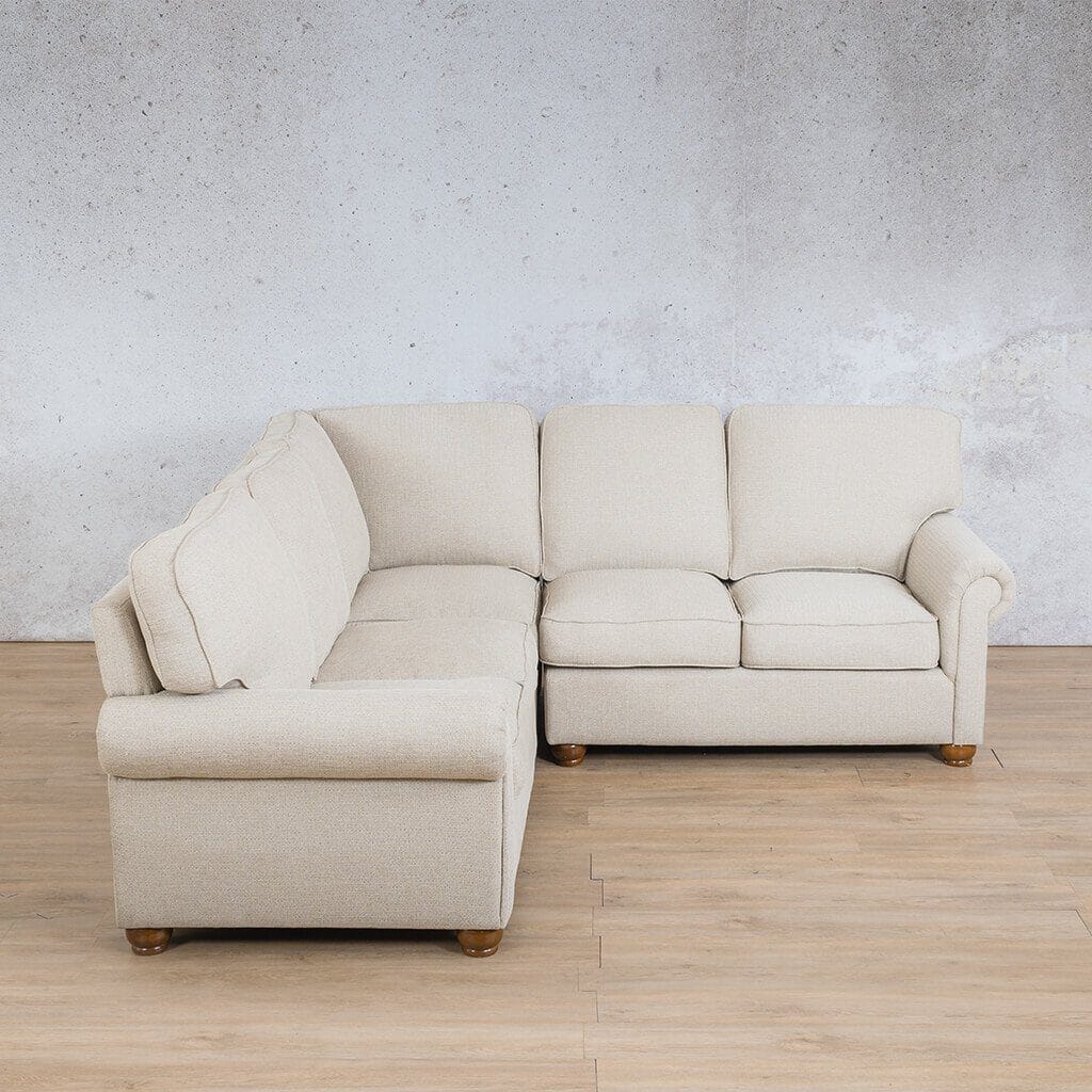 Salisbury Fabric L-Sectional 5 Seater Fabric Sectional Leather Gallery 