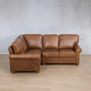 Salisbury Leather L-Sectional 4 Seater - LHF Leather Sectional Leather Gallery 