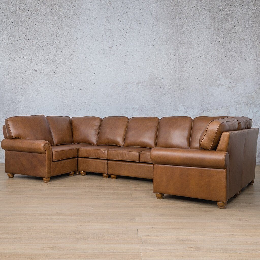 Salisbury Leather Modular U-Sofa Sectional Leather Sectional Leather Gallery 