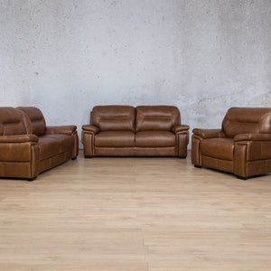 San Lorenze 3+2+1 Leather Sofa Suite - Available on Special Order Plan Only Leather Sofa Leather Gallery 
