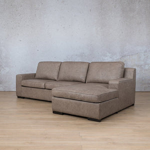 Rome Leather Sofa Chaise Sectional - RHF Leather Sectional Leather Gallery 