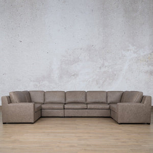Rome Leather Modular U-Sofa Sectional Leather Sectional Leather Gallery 