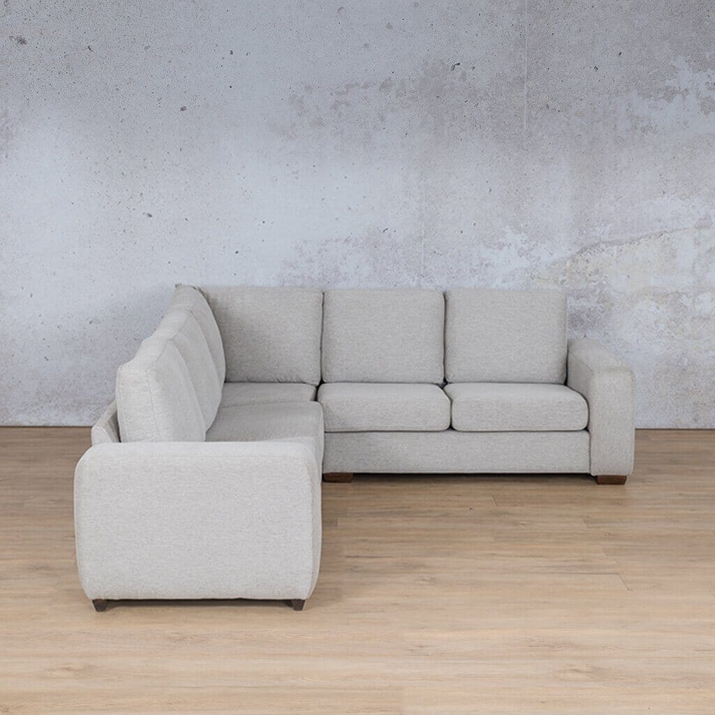 Stanford Fabric L-Sectional 5 Seater Fabric Sectional Leather Gallery 