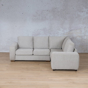 Stanford Fabric L-Sectional 4 Seater - RHF Fabric Sectional Leather Gallery 