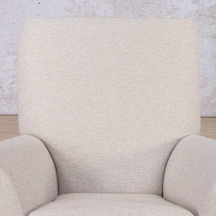 Lily White Occasional Chair - Customisable Fabric Fabric Armchair Leather Gallery 