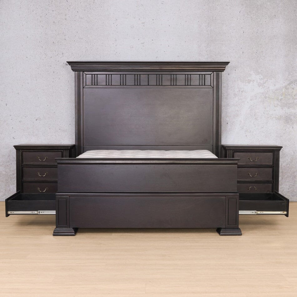 Milan 3 Piece Bedroom Set Bedroom Set Leather Gallery 