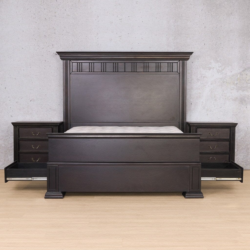 Milan 5 Piece Bedroom Set Leather Gallery 