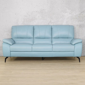 Maddox 3 Leather Sofa Fabric Corner Suite Leather Gallery Light Blue 