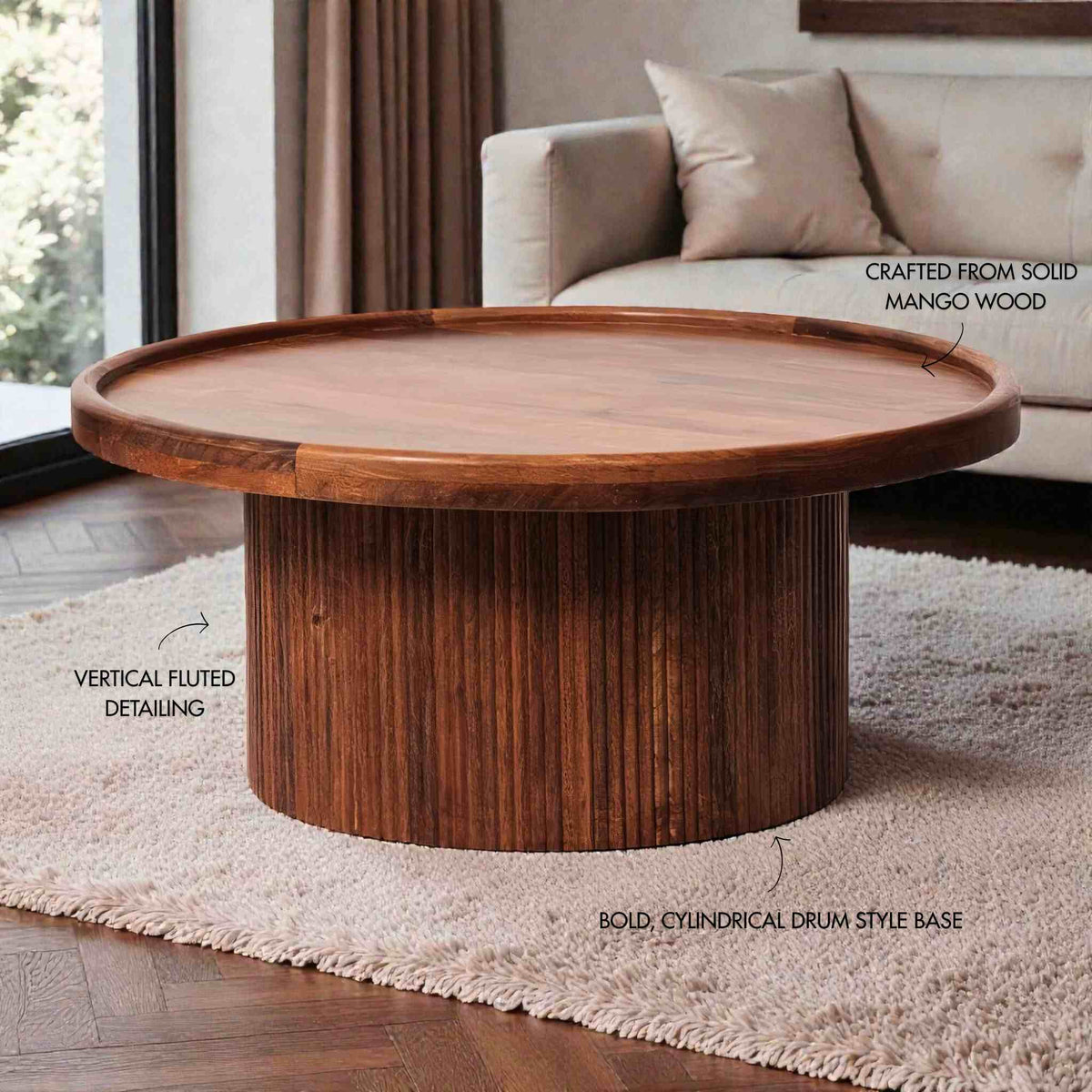 Wood Coffee tables, round coffee tables, gallery everyday coffee tables