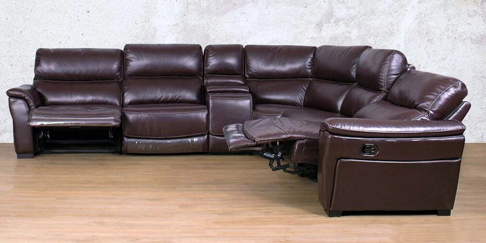 Manhattan leather online sofa