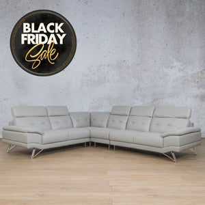 Manila Leather Sectional  - Black Friday Sale