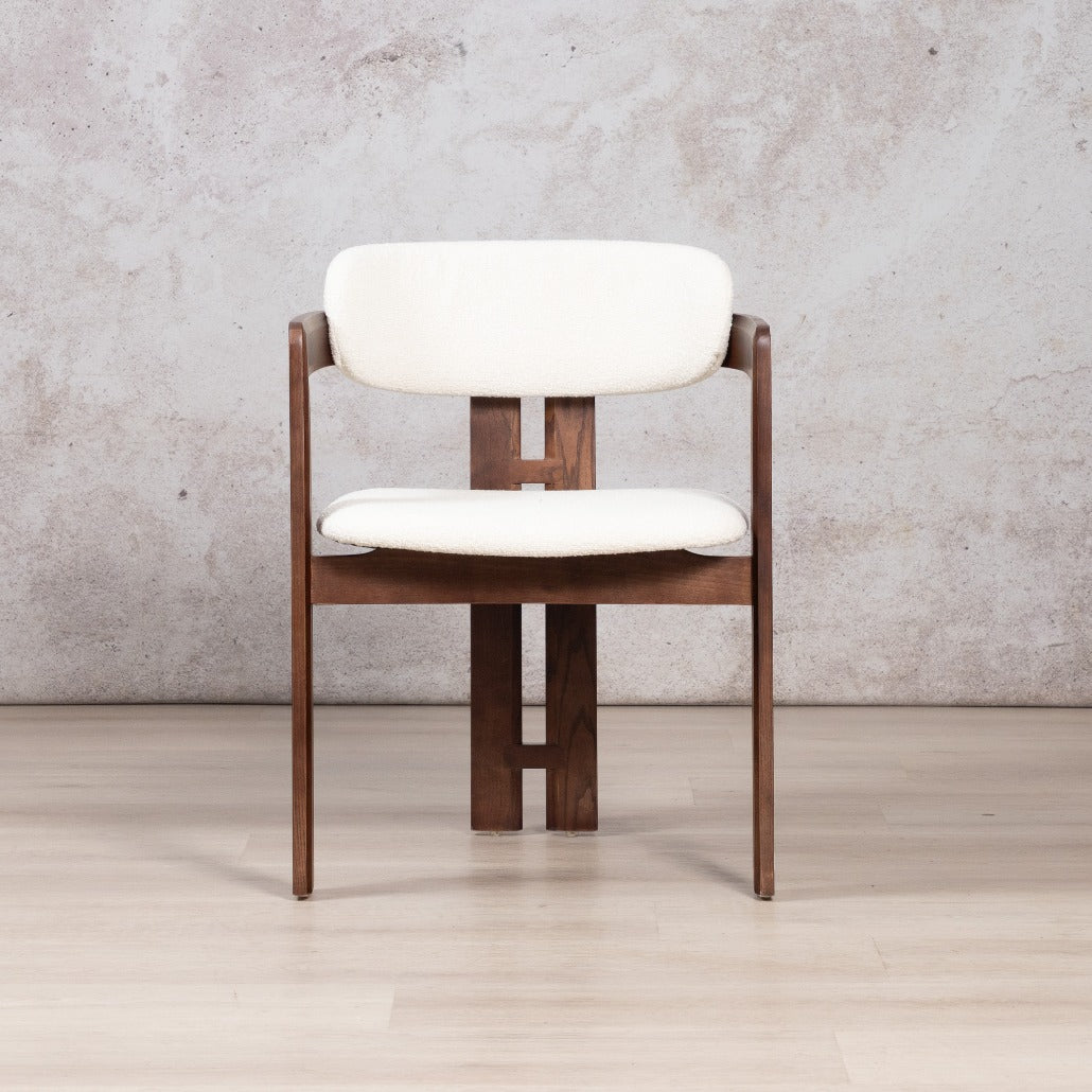 Marlon Dining Chair - Walnut | wooden dining chairs, upholstered dining chairs, fabric dining chairs, dining chairs