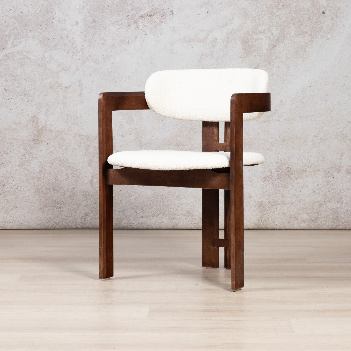 Marlon Dining Chair - Walnut | wooden dining chairs, upholstered dining chairs, fabric dining chairs, dining chairs