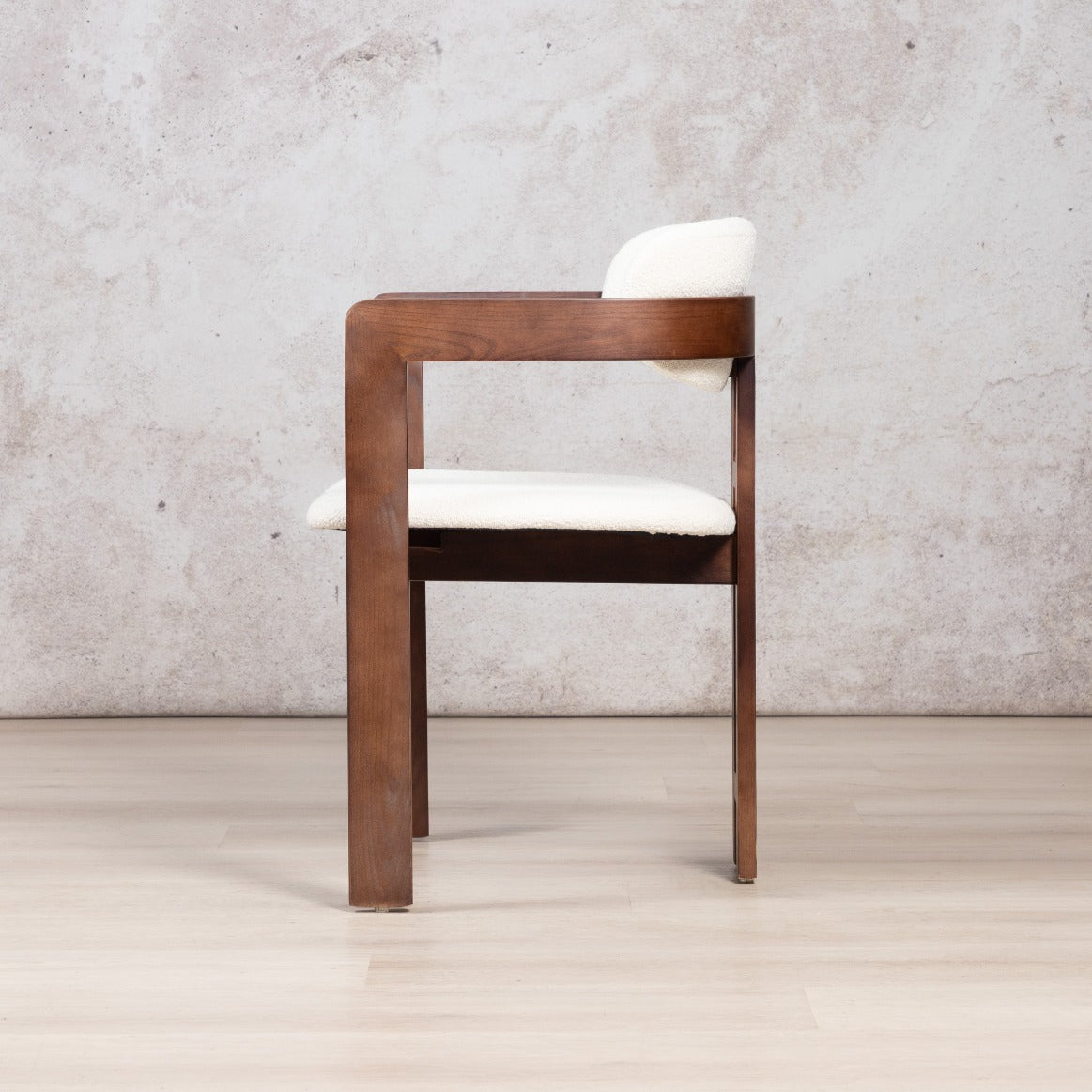 Marlon Dining Chair - Walnut | wooden dining chairs, upholstered dining chairs, fabric dining chairs, dining chairs 