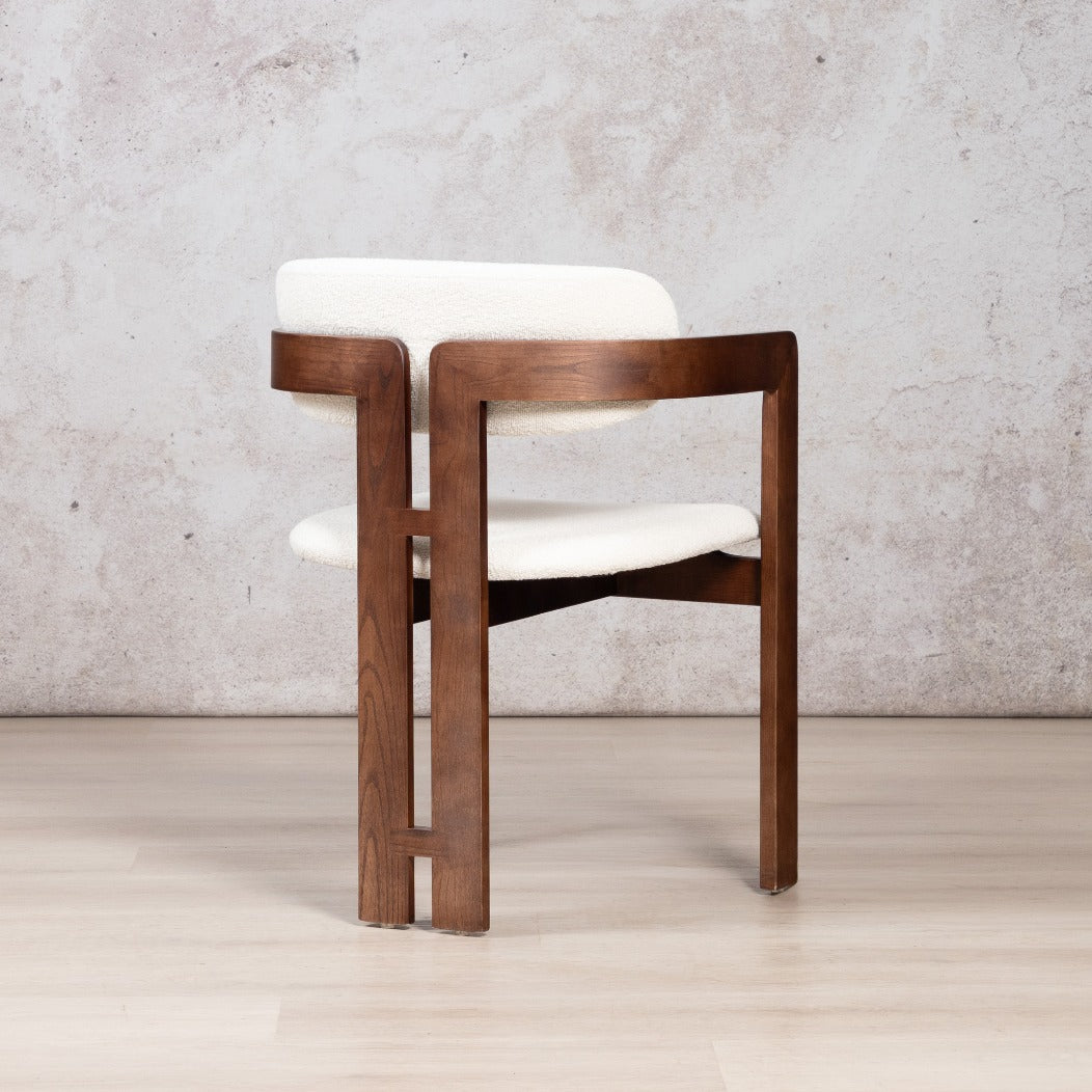 Marlon Dining Chair - Walnut | wooden dining chairs, upholstered dining chairs, fabric dining chairs, dining chairs