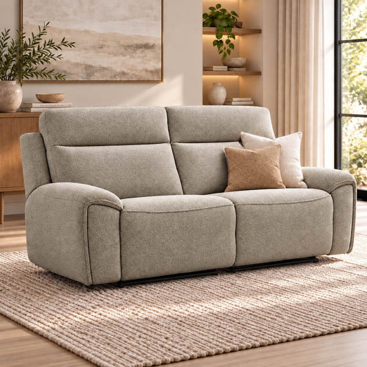Melina 2 Seater Fabric  | Biscotti | Gallery Everyday 