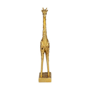 Giraffe Ornament - Metallic Ornament Leather Gallery Gold 13 x 8 x 47 