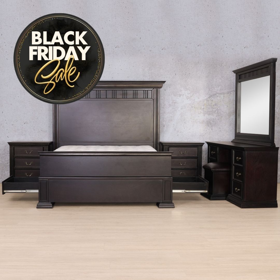 Milan 5 Piece Bedroom Set - Available on Special Order Plan Only