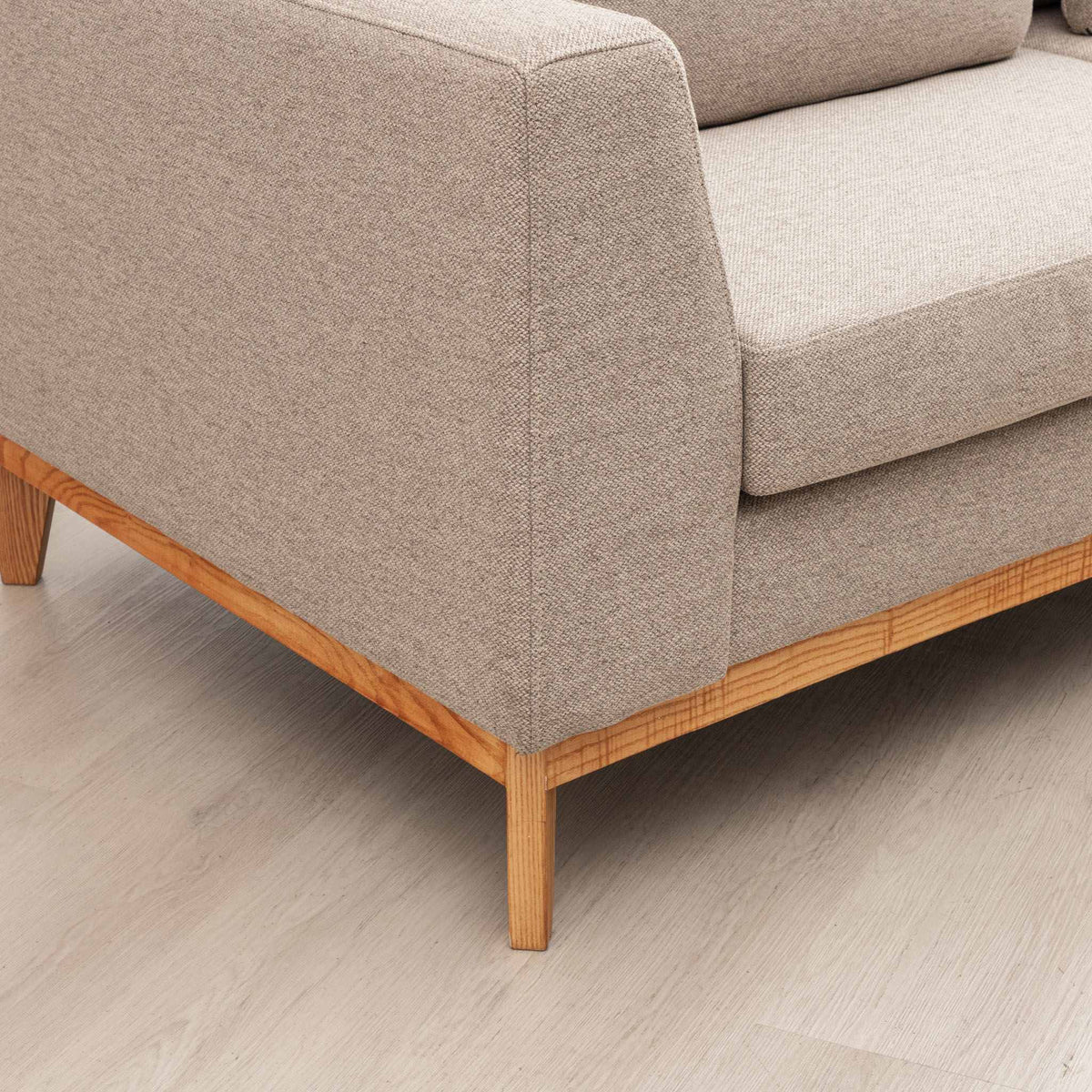Modena 2 Seater fabric Couches - Kenya Sand | Leather Gallery 