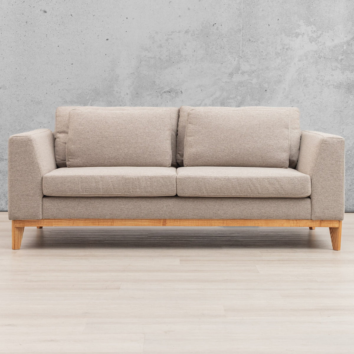 Shop Modena Kenya Sand - Fabric Couches - Leather Gallery